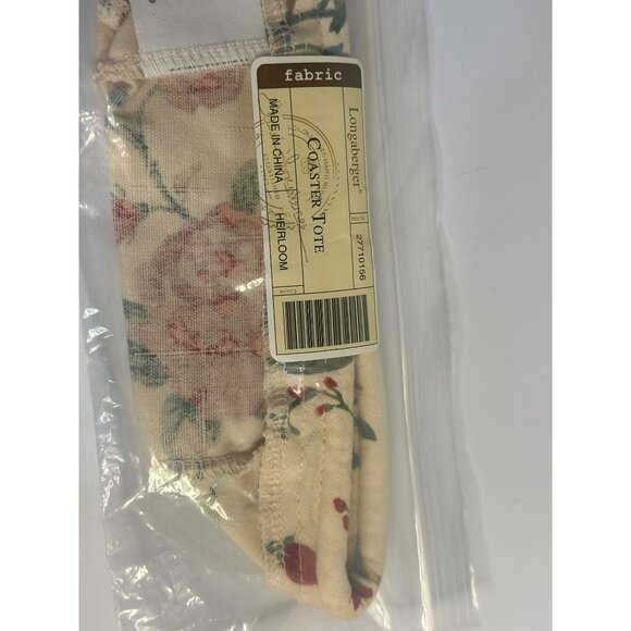 Longaberger Coaster Tote Basket Liner "Heirloom Floral Fabric" NIP #27710156 - Picture 3 of 4